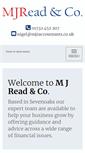 Mobile Screenshot of mjraccountants.com
