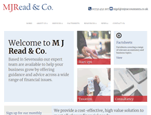 Tablet Screenshot of mjraccountants.com